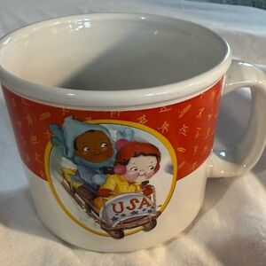 Vintage Collectible Campbell’s Soup Mug Winter Olympics Bobsledder 2002